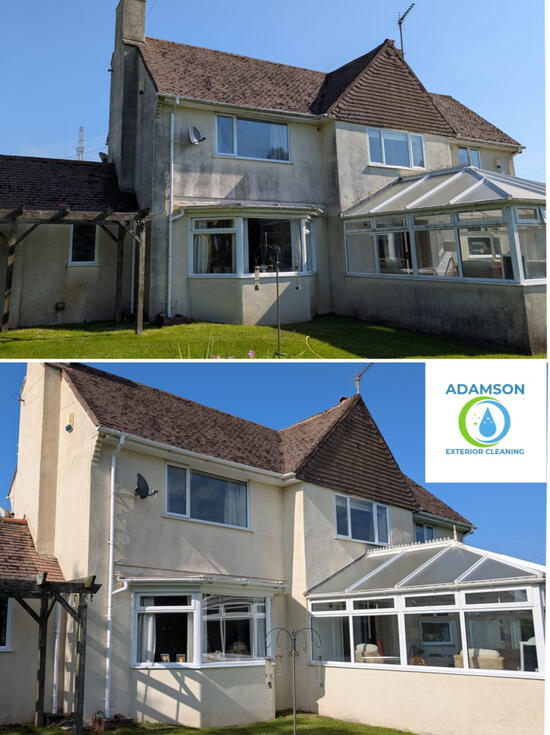 Full property softwash in Okehampton