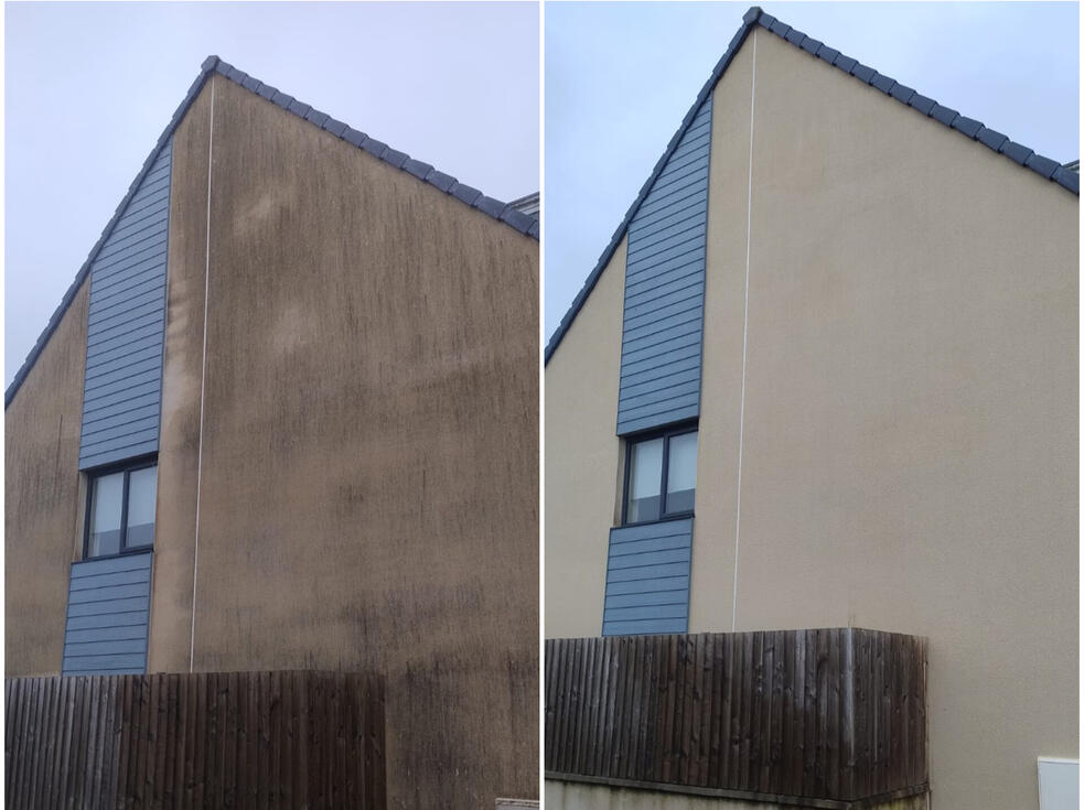 Softwashing service in Plymouth